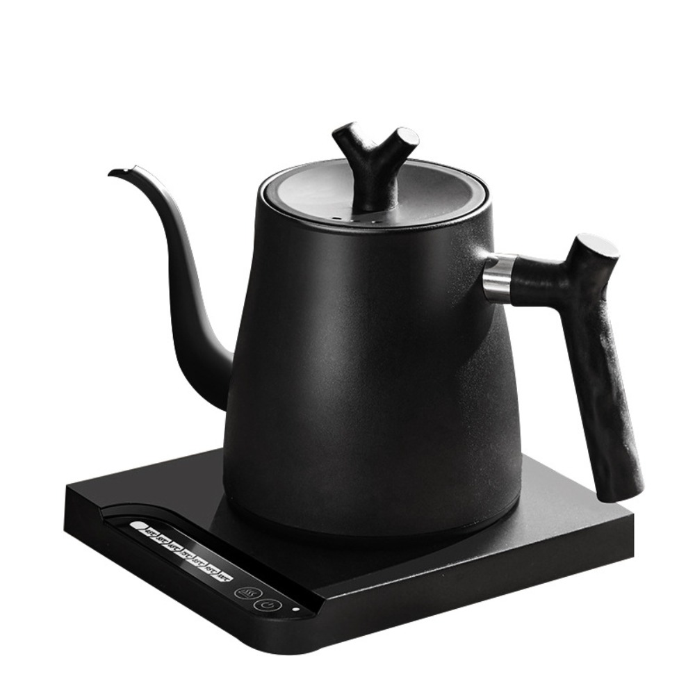 Electric Kettle Temperature Control - 1000ML グースネック電気ケトル 温度調節可能 ステンレス製電気ウォーターポット スマート温度制御付き加熱ベース