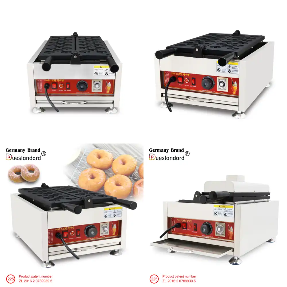 業務用ワッフルメーカー ミニドーナツマシン 小型ドーナツマシ - Mini Waffle Maker Machine のレビューと価格