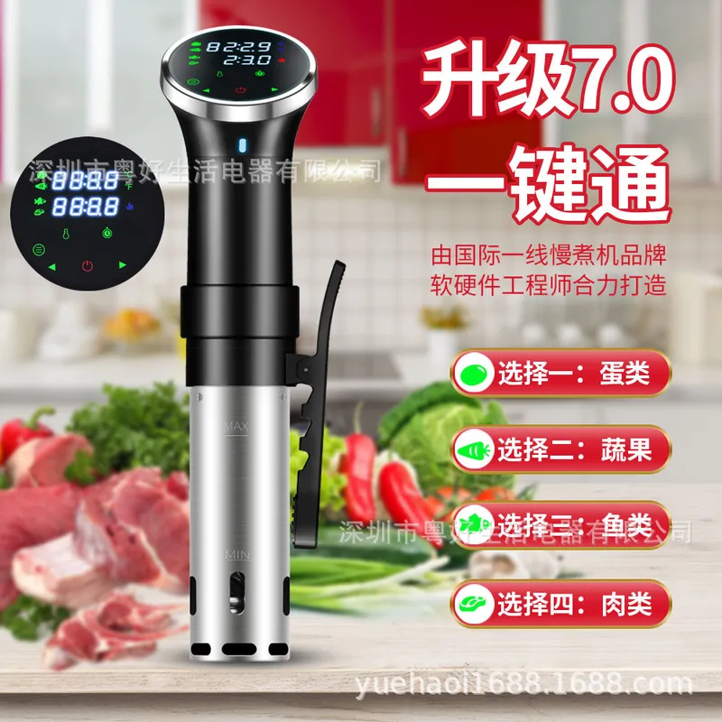 デジタル表示付きの、ステーキやシーフードを低温でじっくりと調 - Digital Sous Vide Precision Cooker のレビューと価格