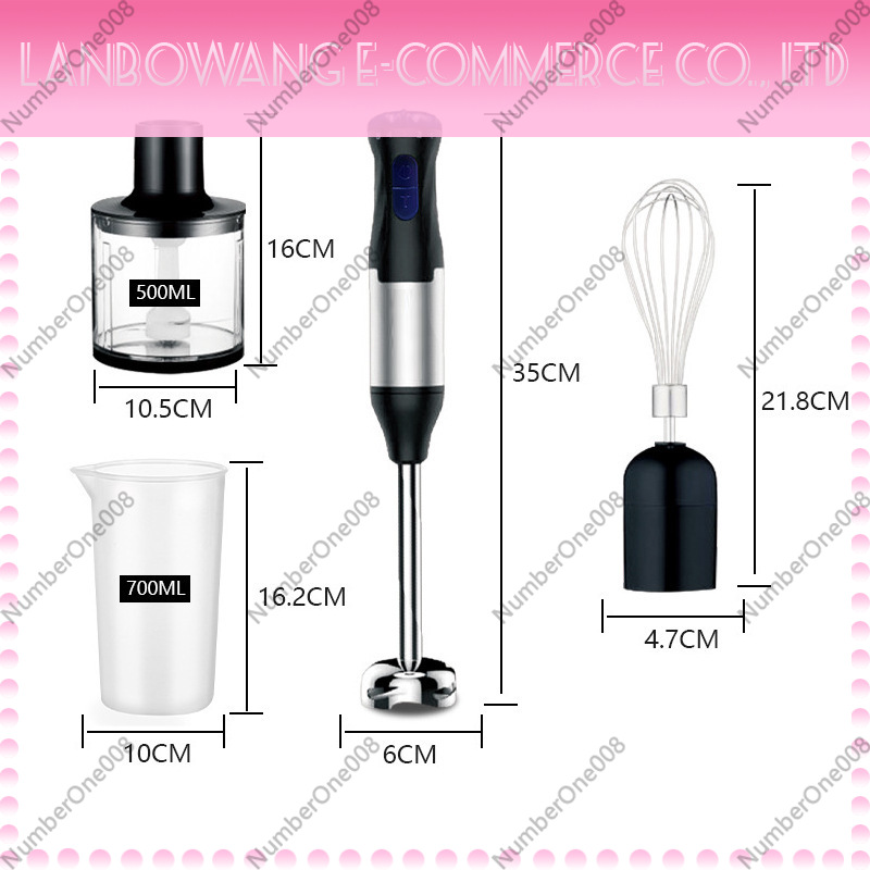 110Vハンドミキサー、イマージョンブレンダーセット、5段階 - Immersion Hand Blender Set のレビューと価格
