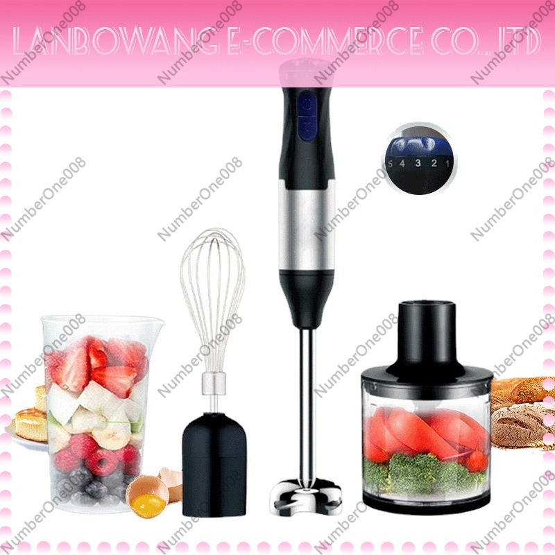 110Vハンドミキサー、イマージョンブレンダーセット、5段階 - Immersion Hand Blender Set のレビューと価格