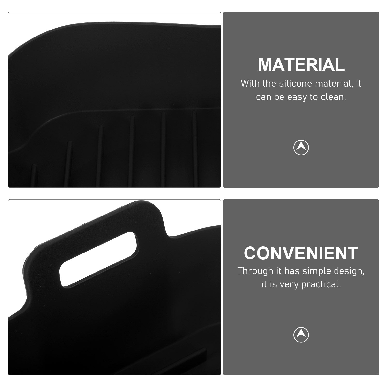 シリコン製エアフライヤー用鍋敷き、焦げ付き防止、耐熱性、再利 - Air Fryer Silicone Pot Liner のレビューと価格