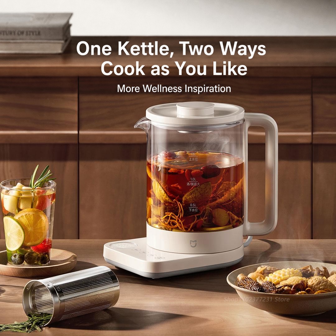 新品 MIJIA ヘルスケトル 2 1.5L 1200W ガ - Electric Kettle Temperature Control のレビューと価格